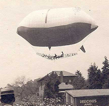 Airship California After Getting Clear of Roof